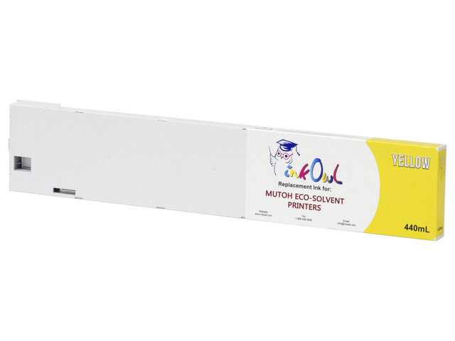 440ml YELLOW Compatible Cartridge for Mutoh ValueJet Eco-Ultra Printers