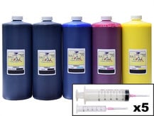 5x1L Ink Refill Kit for CANON PFI-030, PFI-110, PFI-120, PFI-310, PFI-320, PFI-340, PFI-710, PFI-740
