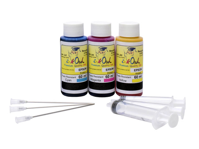 Color Kit (60ml) for EPSON EcoTank Printers using 664, 774 ink