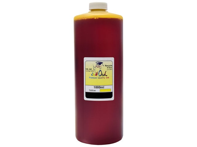 1L FADE RESISTANT Dye Yellow Ink for EPSON EcoTank Printers using 502, 512, 522, 552, 664, and other ink