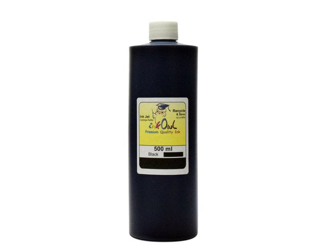 500ml FADE RESISTANT Dye Black Ink for EPSON EcoTank Printers using 522, 664, and other ink