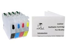 Easy-to-refill Standard-Size Cartridge Pack for BROTHER LC3011, LC3013