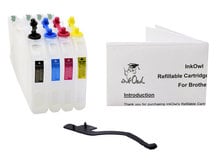 Easy-to-refill Elongated Cartridge Pack for BROTHER LC3017, LC3019