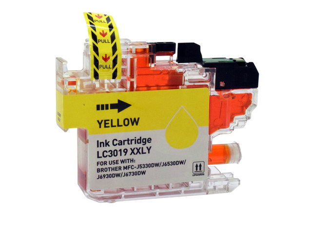 Compatible Cartridge for BROTHER LC3019Y YELLOW