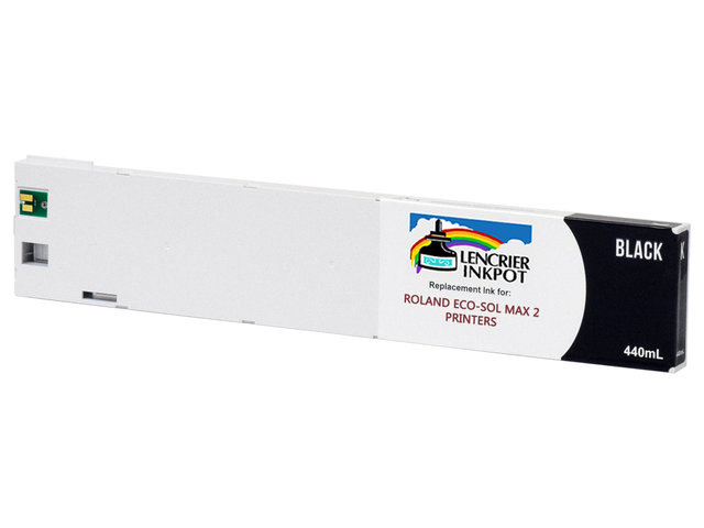 ESL4-4BK 440ml InkOwl BLACK Compatible Cartridge for Roland ECO-SOL MAX 2