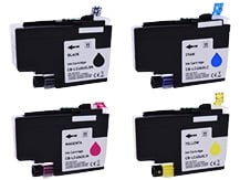 4-Pack Compatible Cartridges for BROTHER LC406XL