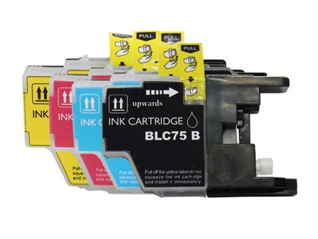 4-Pack Compatible Cartridges for BROTHER LC75