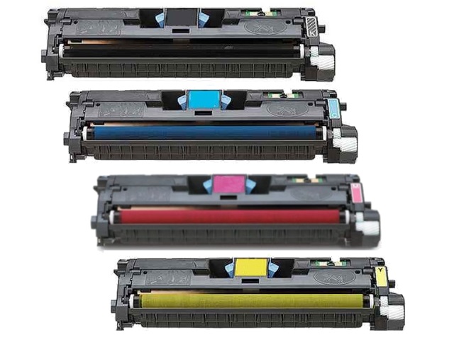 4-Pack Compatible Cartridges for HP Q3960A-Q3961A-Q3962A-Q3963A (122A)