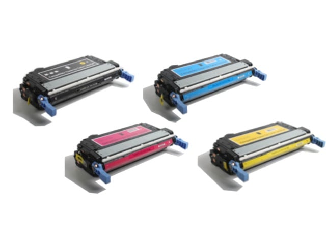 4-Pack Compatible Cartridges for HP Q5950A-Q5951A-Q5952A-Q5953A (643A)
