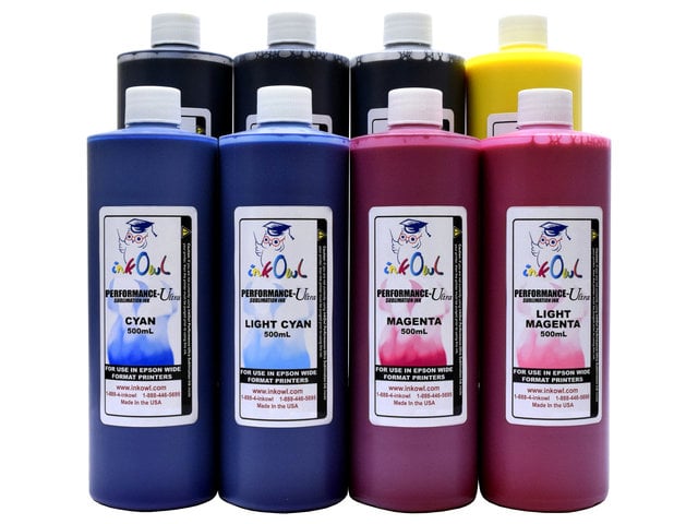 8x500ml Performance-Ultra Sublimation Ink for Epson Wide Format Printers