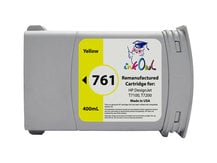 Remanufactured 400mL HP #761 YELLOW Cartridge for DesignJet T7100, T7200 (CM992A)