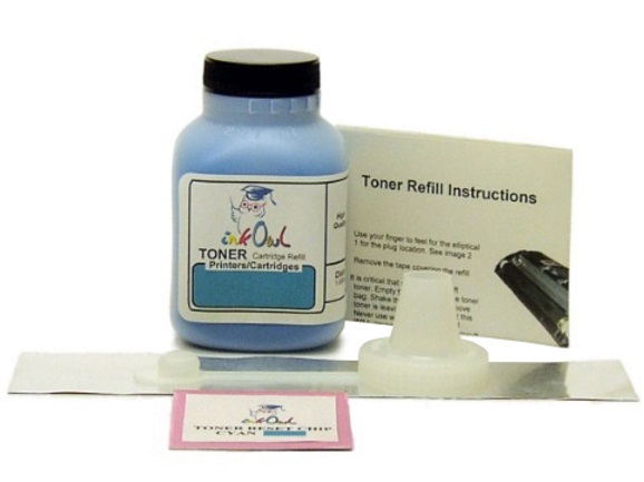1 CYAN Laser Toner Refill Kit for use in HP Q6001A (124A)