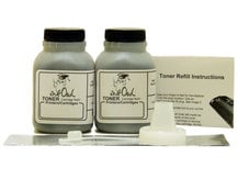 2 Laser Toner Refills for use in HP CE505A (05A), CE505X (05X), CF280A (80A), CF280X (80X)