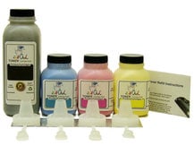 4-Color Laser Toner Refill Kit for BROTHER TN-310, TN-315, TN-320, TN-325, TN-328, and others