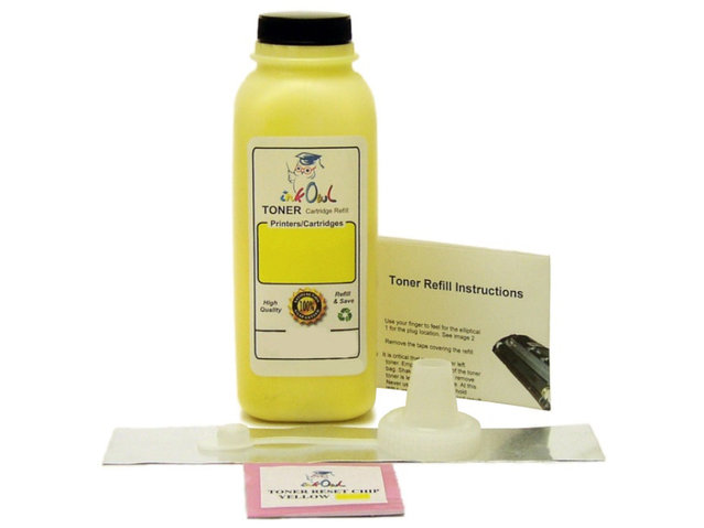 1 YELLOW Laser Toner Refill Kit for use in HP 3800, CP3505