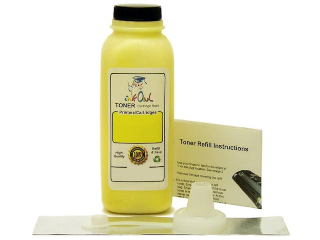 1 YELLOW Laser Toner Refill for TN-110, TN-115, TN-130, TN-135, and others