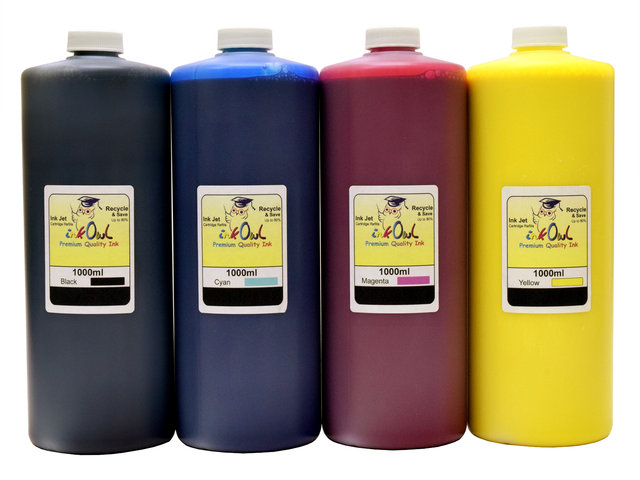 4x1L Pigment-Based Ink for HP 902, 906, 910, 916, 932, 933, 934, 935, 940,  950, 951, 952, 956, 962, 966, and others - InkOwl