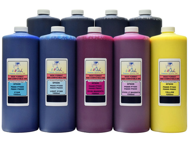 9x1L Compatible Ink for EPSON Ultrachrome HD/HDX for SureColor P6000, P8000