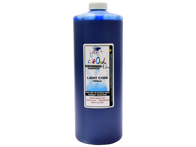 1000ml LIGHT CYAN Performance-Ultra Sublimation Ink for Epson Wide Format Printers