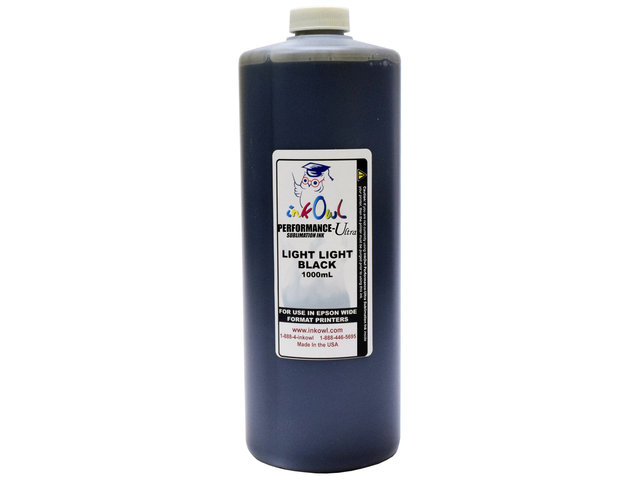1000ml LIGHT LIGHT BLACK Performance-Ultra Sublimation Ink for Epson Wide Format Printers