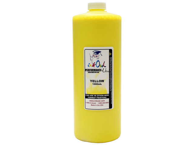 1000ml YELLOW Performance-Ultra Sublimation Ink for Epson Wide Format Printers