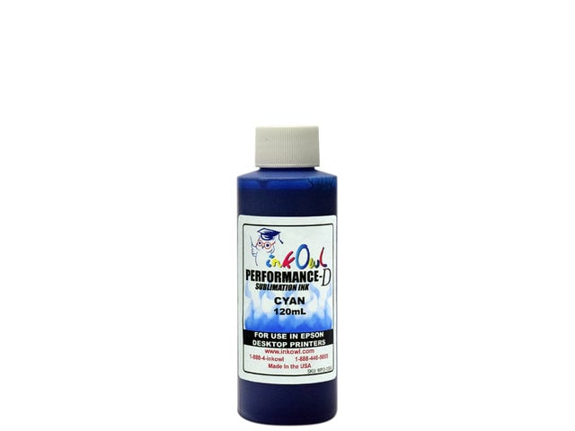 120ml CYAN Performance-D Sublimation Ink for Epson Desktop Printers