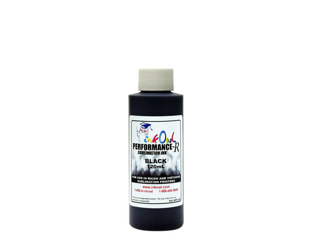 120ml BLACK Performance-R Sublimation Ink for use in Ricoh® and Virtuoso® printers