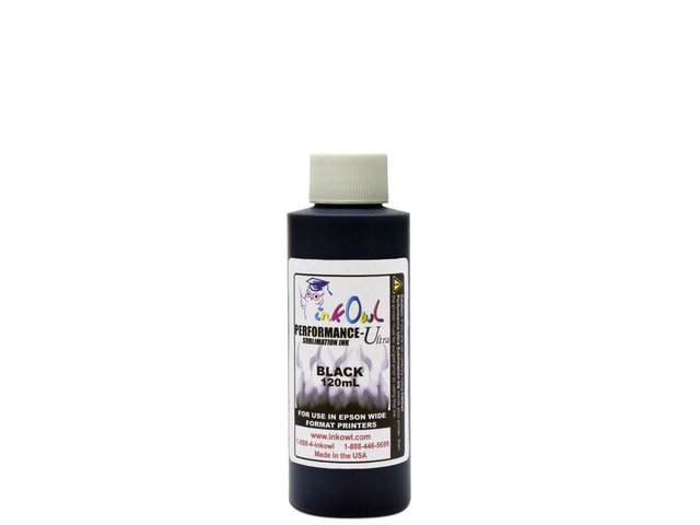 120ml BLACK Performance-Ultra Sublimation Ink for Epson Wide Format Printers