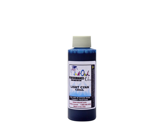 120ml LIGHT CYAN Performance-Ultra Sublimation Ink for Epson Wide Format Printers