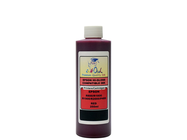 250ml RED ink for EPSON Stylus Photo R800, R1800, R1900, R2000, SureColor P400