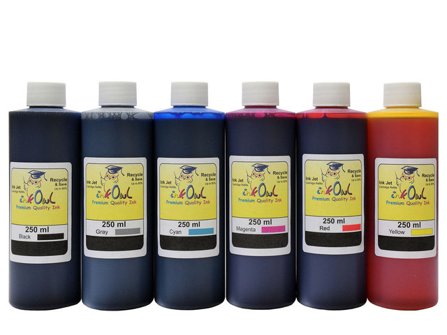6x250ml FADE RESISTANT Ink for EPSON XP-15000