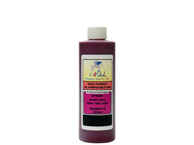 250ml MAGENTA ink for EPSON Ultrachrome K3 (for R2400, 3800, 4800, 7800, 9800)