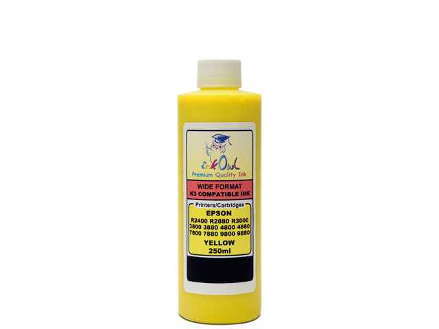 250ml YELLOW ink for EPSON Ultrachrome K3