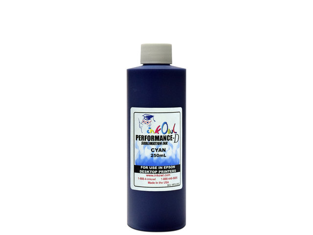 250ml CYAN Performance-D Sublimation Ink for Epson Desktop Printers