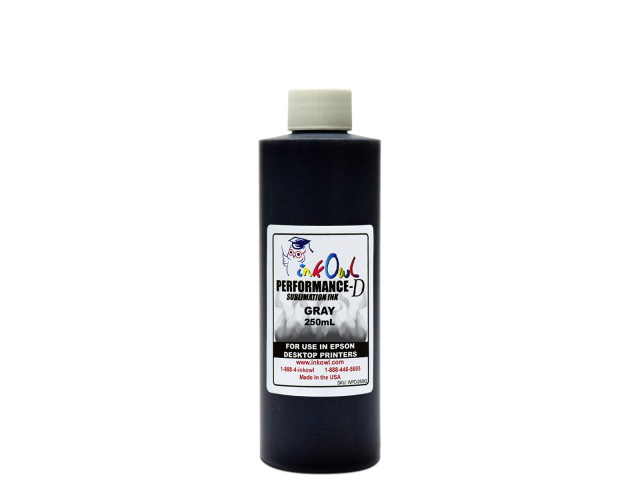 250ml GRAY Performance-D Sublimation Ink for Epson ET-8500, ET-8550, XP-15000