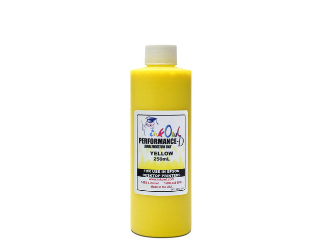 250ml YELLOW Performance-D Sublimation Ink for Epson Desktop Printers