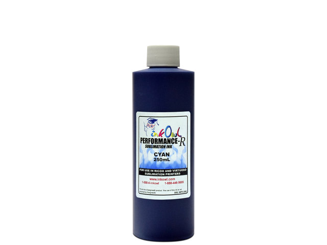 250ml CYAN Performance-R Sublimation Ink for use in Ricoh® and Virtuoso® printers