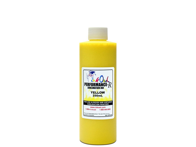 250ml YELLOW Performance-R Sublimation Ink for use in Ricoh® and Virtuoso® printers