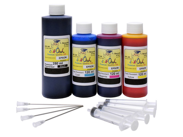 Mega Kit (250ml/120ml) for EPSON EcoTank Printers using 664 ink