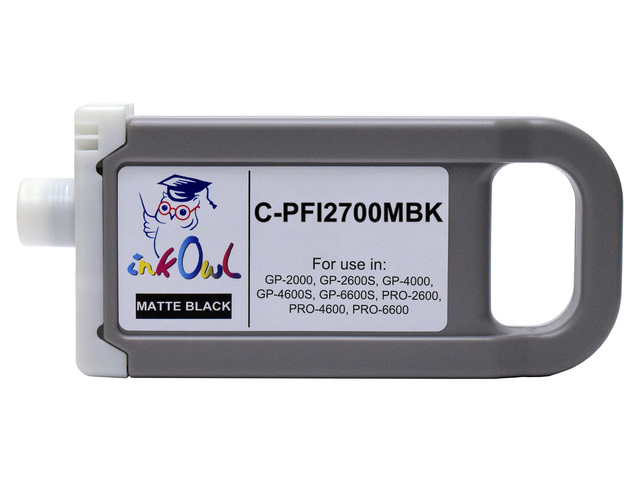 700ml Compatible Cartridge for CANON PFI-2700MBK MATTE BLACK