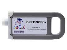 700ml Compatible Cartridge for CANON PFI-3700PGY PHOTO GRAY