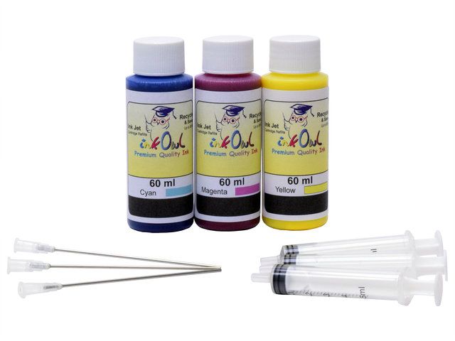 *PIGMENTED* 60ml Color Kit for HP 902, 906, 910, 916, 923, 934, 935, and others