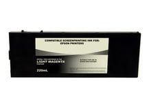 220ml Black Dye Screenprinting Cartridge for EPSON 4000, 7600, 9600 - LIGHT MAGENTA Slot