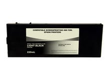 220ml Black Dye Screenprinting Cartridge for EPSON 4800 - LIGHT BLACK Slot
