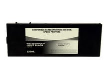 220ml Black Dye Screenprinting Cartridge for EPSON 4880 - LIGHT BLACK Slot