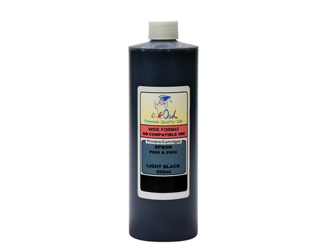 500ml LIGHT BLACK ink for EPSON Ultrachrome HD (SureColor P600, P800)