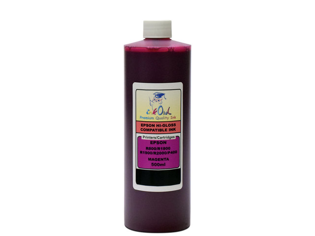 500ml MAGENTA ink for EPSON Stylus Photo R800, R1800, R1900, R2000, SureColor P400