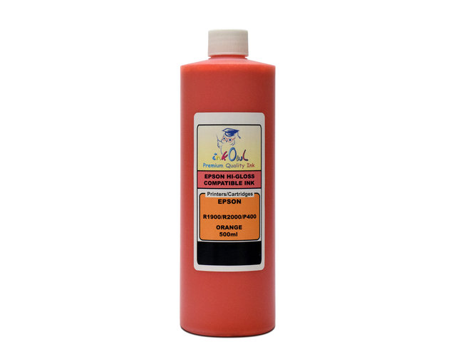 500ml ORANGE ink for EPSON Stylus Photo R1900, R2000, SureColor P400