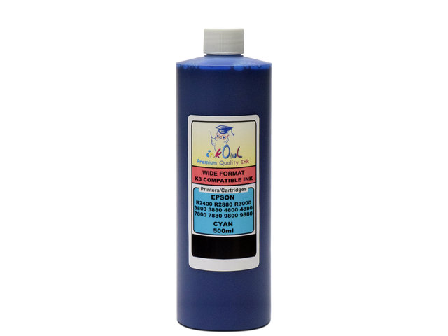 500ml CYAN ink for EPSON Ultrachrome K3