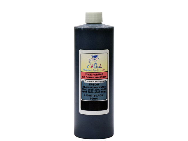 500ml LIGHT BLACK ink for EPSON Ultrachrome K3